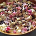 clafoutis pomme-rhubarbe sans PLV ni gluten