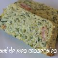 Terrine de courgettes et truite fumée à la ricotta