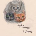 Trois petits chats