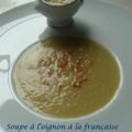 Soupe à l'oignon à la française