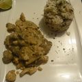 Curry de poulet au lait de coco et citron