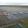 Aéroport Toulouse-Francazal: Vue d'ensemble 7 Avions.