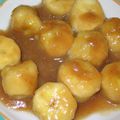 Bananes rôties à la crème de marrons