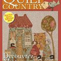 "My town" , le nouveau quilt mystère du magazine Quilt country....