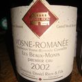 domaine daniel Rion 2002 vosne-romanée 1er cru "les beaux-monts"