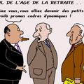 Recul de l'age de la retraite . .