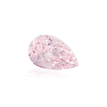 A pear-shaped Fancy Purplish Pink diamond weighing 1,52 ct.