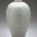Lidded Prunus Vase (Meiping) with Lotus Sprays, Qingbai ware, Southern Song dynasty, 1127-1279