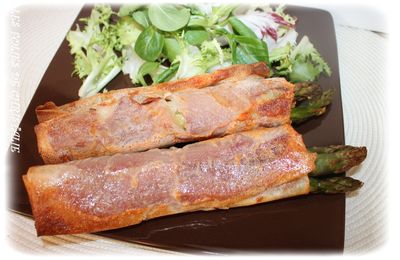 Asperges vertes croustillantes
