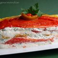 Terrine de ricotta aux poivrons