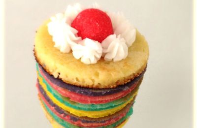 Rainbow pancakes pop