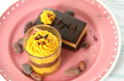 Bavarois exquis butternut et marron