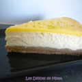 Cheesecake au citron et gagnant du livre de Cyril Lignac