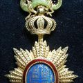 Ordre Impérial du Dragon de l'Annam - Étoile d'officier, en vermeil et émail, France, premier quart du xxe siècle