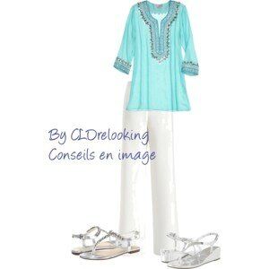 Stylée pour les fêtes de l'été