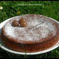 Fondant chocolat-marron