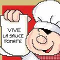 point de croix : pour la cuisine.... topchef !