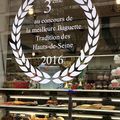 3ème au concours de la meilleure baguette tradition des HDS