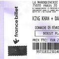 King Khan / Daddy Long Legs / Gliz - Dimanche 9 Février 2020 - Maroquinerie (Paris)