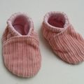 Petits chaussons velours