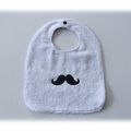 BAVOIR MOUSTACHE GARCON NOIR