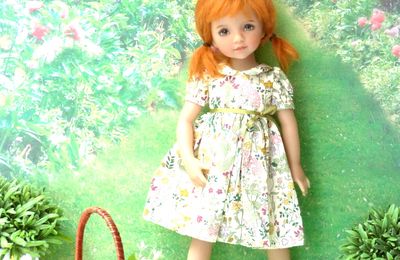 La petite Elsa-Marie ,un dimanche de printemps