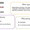 Carnet de bord, du 15 au 21 novembre 2023