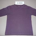 Tshirt violet, Vert Baudet, 4 euros