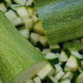 GRATIN DE COURGETTES- KNACKI ET MACARONIS