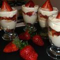 verrines facon tiramisu aux fraises