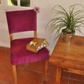 Fauteuil bridge fuschia