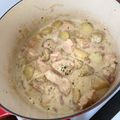 Petite blanquette de poulet au Lillet