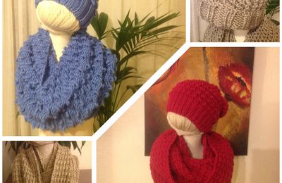 Derniers snoods, bonnets, tours de cou