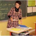 Intervention école et dédicace à Roaillan...