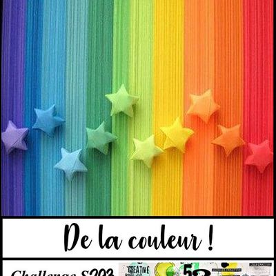 Challenge S 293 : Clap de fin "haut en couleur"