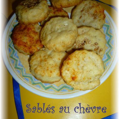 Sablés au fromage de chèvre 