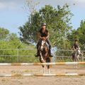 Lucie en stage, galop 4 en vue..