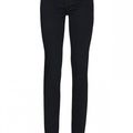 Pantalon slim gris foncé femme taille normale