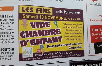 Vide chambre d'enfant ce samedi 10 novembre : + de 60 exposants !