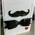 Carte moustache Stampin'up