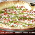 ღ " Miam " Tarte au chèvre et asperges vertes