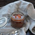 CREME Mousseuse Au Chocolat Noir Et ses Abricots en Gelée de Verveine ... Sans Lactose !