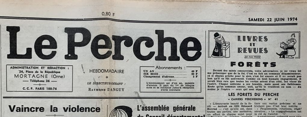 Un film et des visages, 1974 : inauguration du Musée des Arts et Traditions populaires de Perche