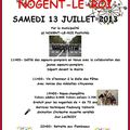 PROGRAMME DE LA FETE NATIONALE LE 13 JUILLET A NOGENT-LE-ROI