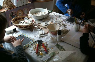 Ateliers pour les enfants Mosaique en Normandie