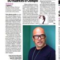 Deux Articles du journal "Le Parisien" consacré au nouvel album de Pascal Obispo 