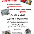 Exposition des créations des adhérentes