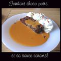 fondant choco poire 