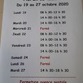 HORAIRES MAIRIE