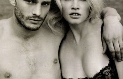 Fashion : ‘They Love Happily Ever After’ with Lara Stone &Jamie Dornan in i-D magazine, Winter 2009 issue